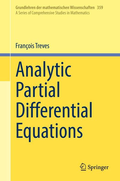 Produktbild: Analytic Partial Differential Equations
