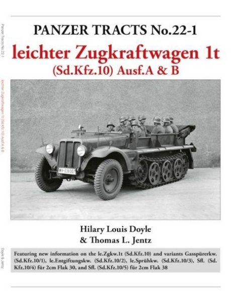 Produktbild: Panzer Tracts No.22-1: leichter Zugkraftwagen 1t (Sd.Kfz.10) Ausf.A & B