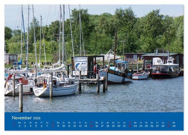 Produktbild: Besuch auf Hiddensee (Tischkalender 2026 DIN A5 quer), CALVENDO Monatskalender