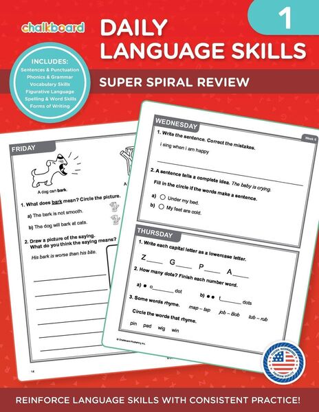 Produktbild: Daily Language Skills Grade 1