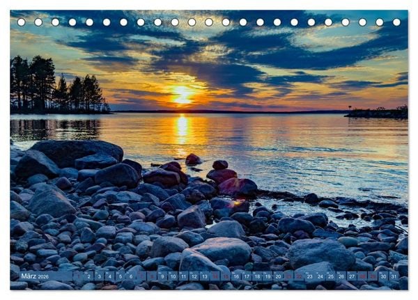 Produktbild: SCHWEDEN wild-romantisch (Tischkalender 2026 DIN A5 quer), CALVENDO Monatskalender