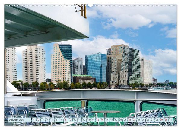 Produktbild: Rotterdam - modern und pulsierend (hochwertiger Premium Wandkalender 2026 DIN A2 quer), Kunstdruck in Hochglanz