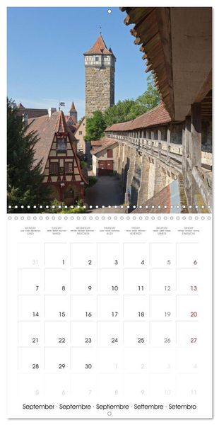 Produktbild: Rothenburg ob der Tauber - Medieval town in Germany (Wall Calendar 2026 12 &times; 12 Inch) CALVENDO 12 Month Wall Calendar