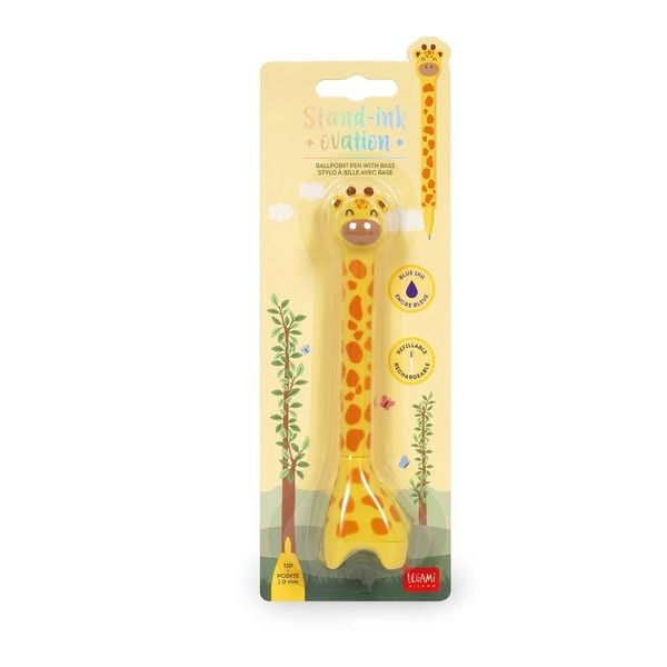 Produktbild: Legami Kugelschreiber Giraffe mit Standfu&szlig; - Stand-Ink Ovation
