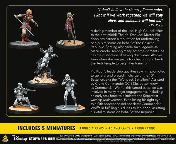 Produktbild: Star Wars: Shatterpoint Lead by Example Squad Pack (Mit gutem Beispiel voran)
