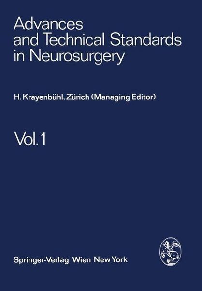 Produktbild: Advances and Technical Standards in Neurosurgery