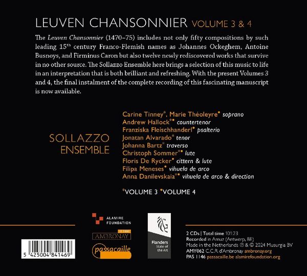 Produktbild: The Leuven Chansonnier Vol. 3 & 4