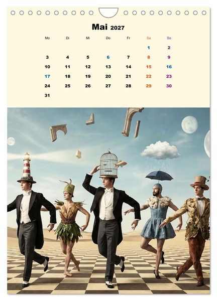 Produktbild: TraumT&auml;nzer - Schritte durch Zeit, Licht und Illusion (Wandkalender 2027 DIN A4 hoch), CALVENDO Monatskalender