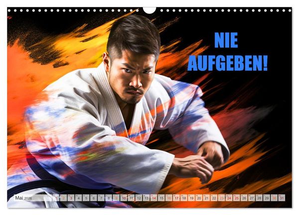 Produktbild: Judo und Motivation (Wandkalender 2026 DIN A3 quer), CALVENDO Monatskalender