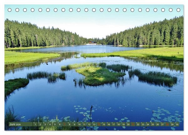 Produktbild: Wandererlebnisse im Bayrischen Wald (Tischkalender 2026 DIN A5 quer), CALVENDO Monatskalender