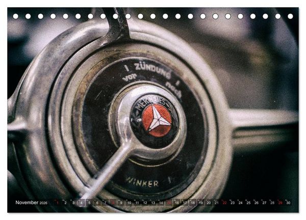 Produktbild: Oldtimer - vergangene Sch&ouml;nheiten (Tischkalender 2026 DIN A5 quer), CALVENDO Monatskalender