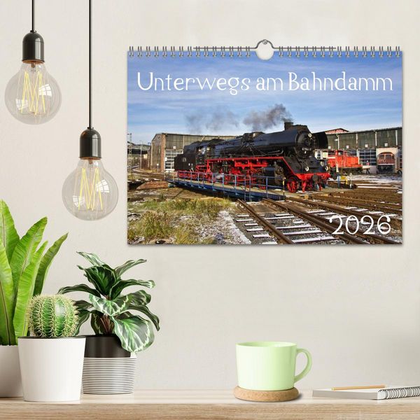 Produktbild: Unterwegs am Bahndamm (Wandkalender 2026 DIN A4 quer), CALVENDO Monatskalender