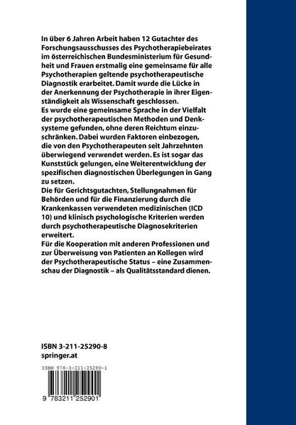 Produktbild: Psychotherapeutische Diagnostik