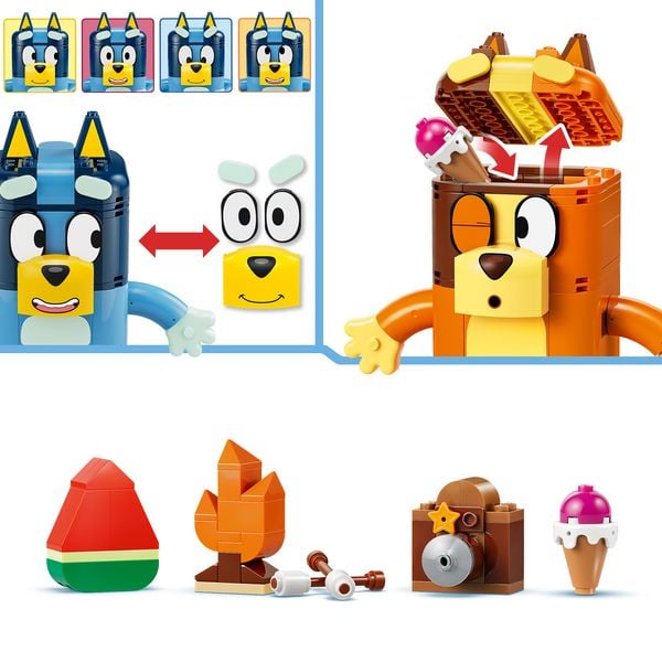 Produktbild: LEGO 11217 Blueys Familie aus LEGO Steinen, Spielzeug f&uuml;r Kleinkinder
