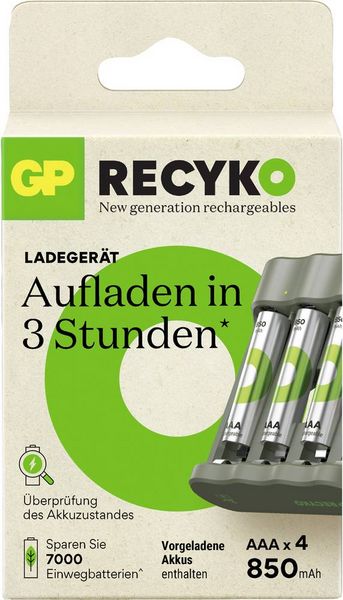Produktbild: GP B441 Rundzellen-Ladeger&auml;t NiMH Micro (AAA), Mignon (AA)