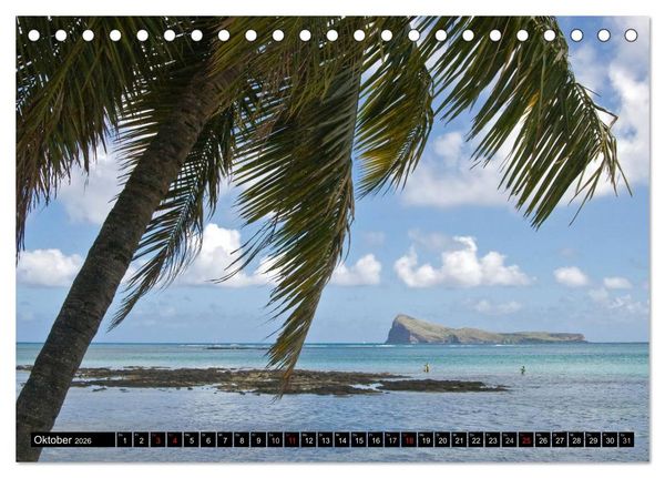 Produktbild: Mauritius - Trauminsel im Indischen Ozean (Tischkalender 2026 DIN A5 quer), CALVENDO Monatskalender