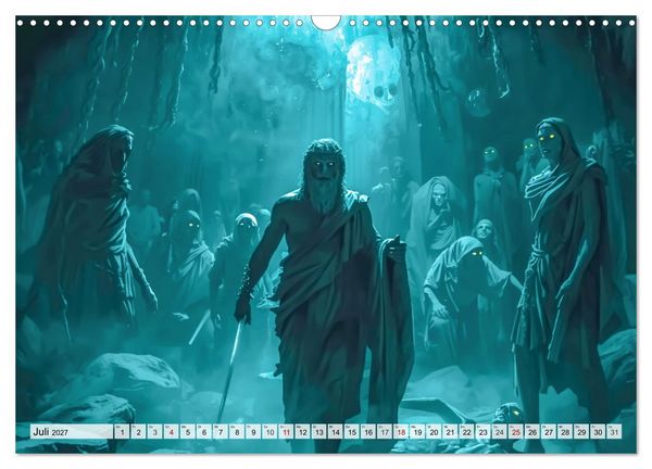 Produktbild: Odysseus Reise &ndash; Gefahren, Verlockungen, Schicksal (Wandkalender 2027 DIN A3 quer), CALVENDO Monatskalender