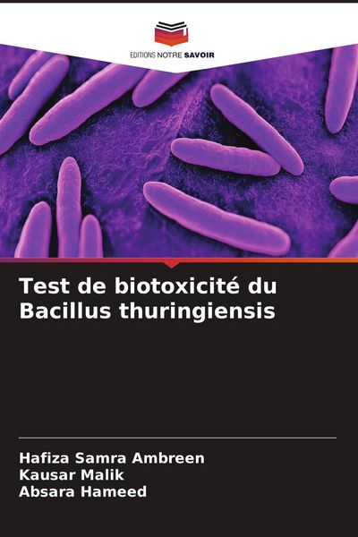 Produktbild: Test de biotoxicit&eacute; du Bacillus thuringiensis