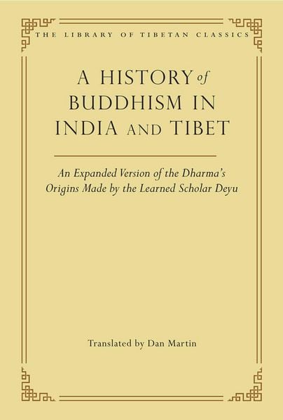 Produktbild: A History of Buddhism in India and Tibet