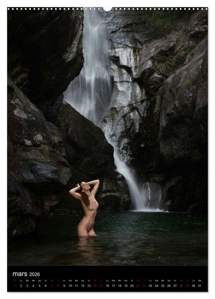 Produktbild: Chutes d'eau au Tessin (Calendrier mural 2026 DIN A2 horizontal) calendrier de bureau