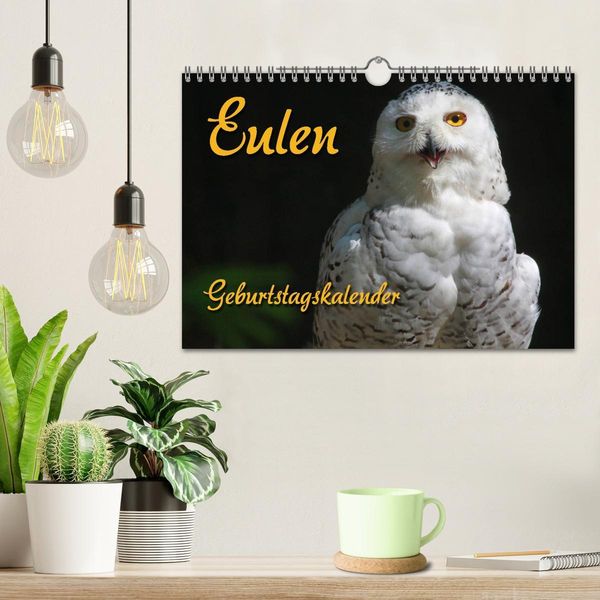 Produktbild: Eulen (Wandkalender 2026 DIN A4 quer), CALVENDO Monatskalender