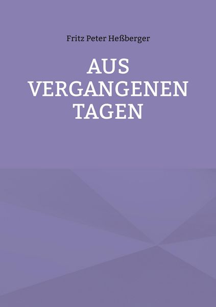 Produktbild: Aus vergangenen Tagen