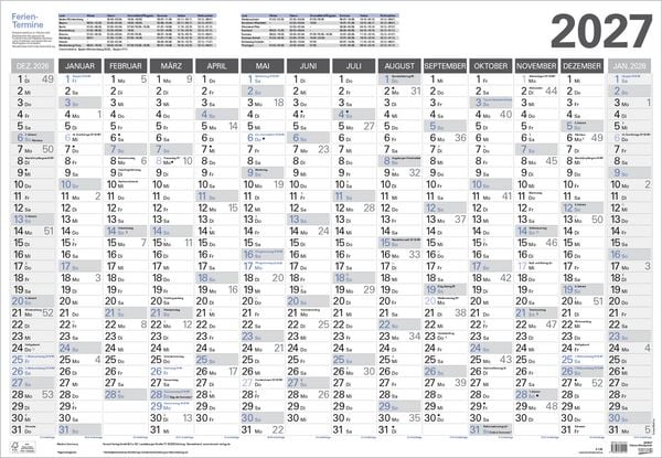 Produktbild: Kleiner Wandtimer 2027