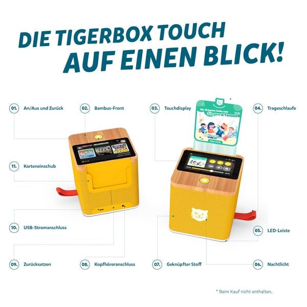 Produktbild: Tigerbox TOUCH PLUS (gelb) - Vorteilspaket