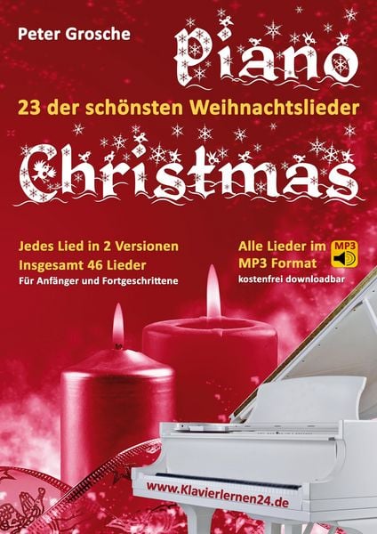 Produktbild: Piano-Christmas - Weihnachtslieder f&uuml;r das Klavierspielen