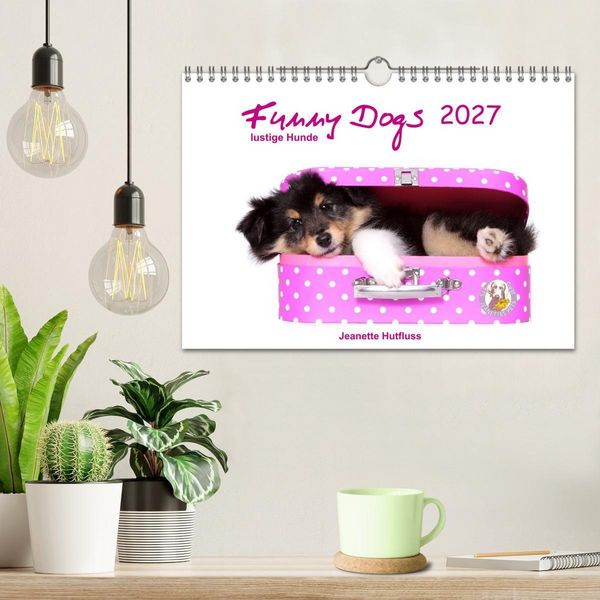 Produktbild: Funny Dogs (Wandkalender 2027 DIN A4 quer), CALVENDO Monatskalender