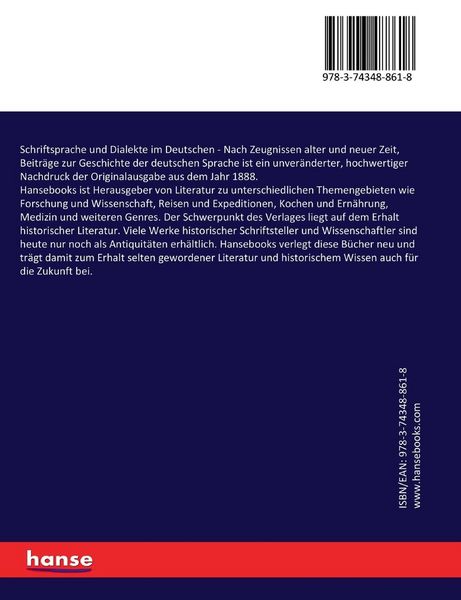 Produktbild: Schriftsprache und Dialekte im Deutschen