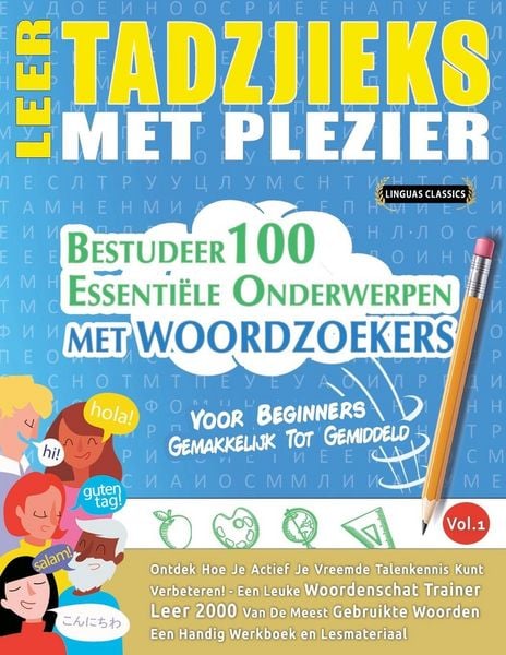 Produktbild: LEER TADZJIEKS MET PLEZIER - VOOR BEGINNERS