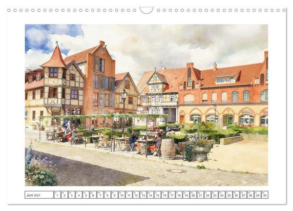 Produktbild: Bezaubernde St&auml;dte in Sachsen-Anhalt (Wandkalender 2027 DIN A3 quer), CALVENDO Monatskalender