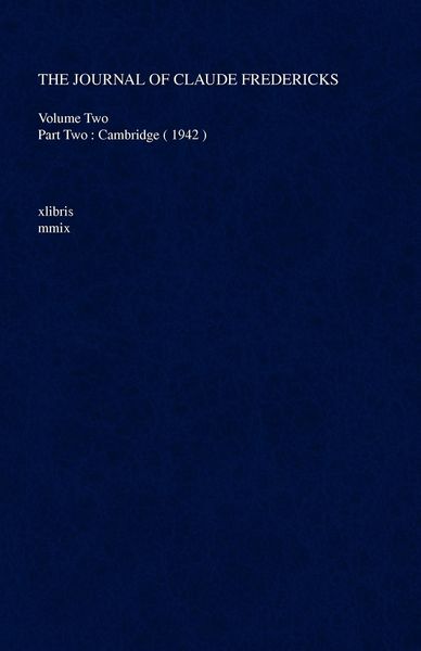 Produktbild: The Journal of Claude Fredericks