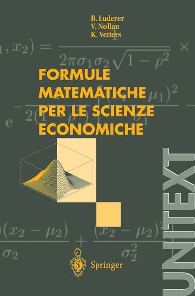 Produktbild: Formule matematiche per le scienze economiche