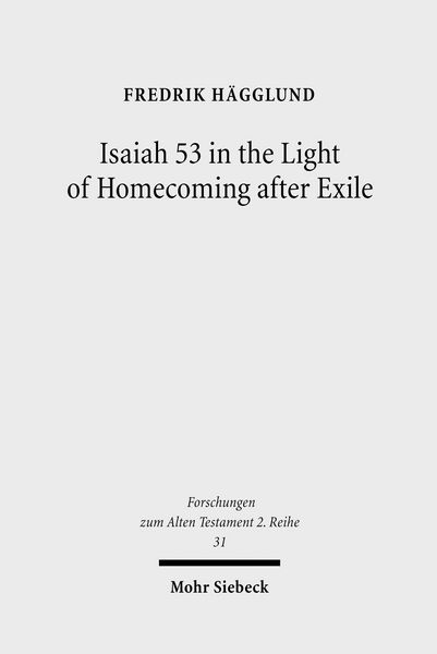 Produktbild: Isaiah 53 in the Light of Homecoming after Exile
