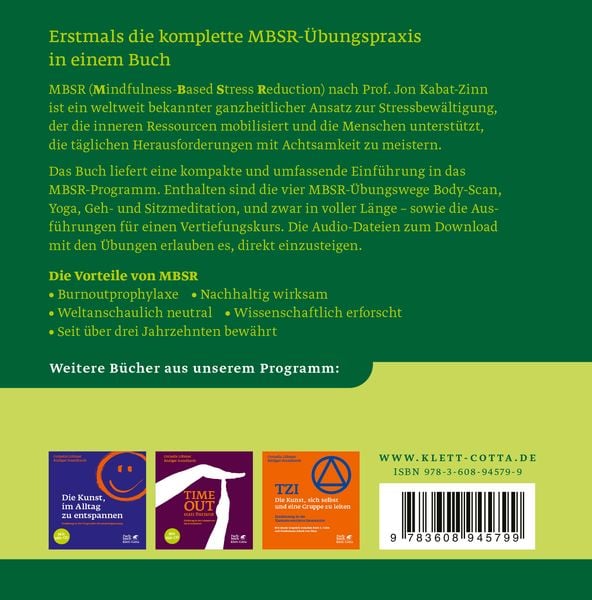 Produktbild: MBSR - Die Kunst, das ganze Leben zu umarmen