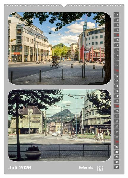 Produktbild: Jena im Wandel (Wandkalender 2026 DIN A2 hoch), CALVENDO Monatskalender