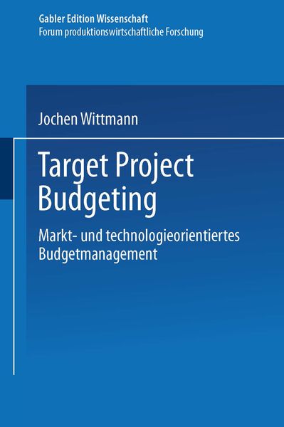 Produktbild: Target Project Budgeting