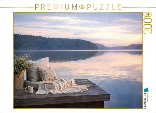 CALVENDO Puzzle Ein Platz am Wasser | 2000 Teile Lege-Größe 90x67cm Foto-Puzzle für glückliche Stunden