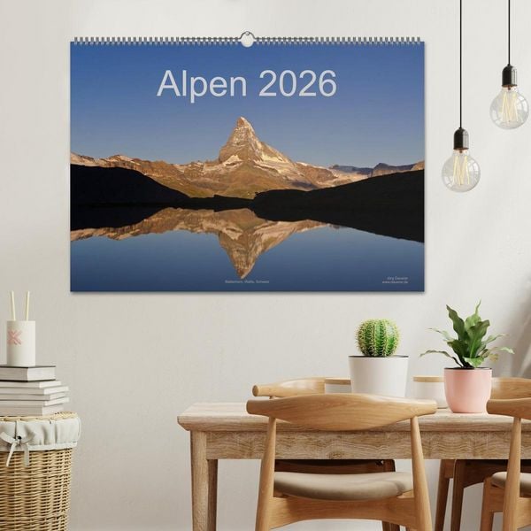 Produktbild: Alpen (Wandkalender 2026 DIN A2 quer), CALVENDO Monatskalender