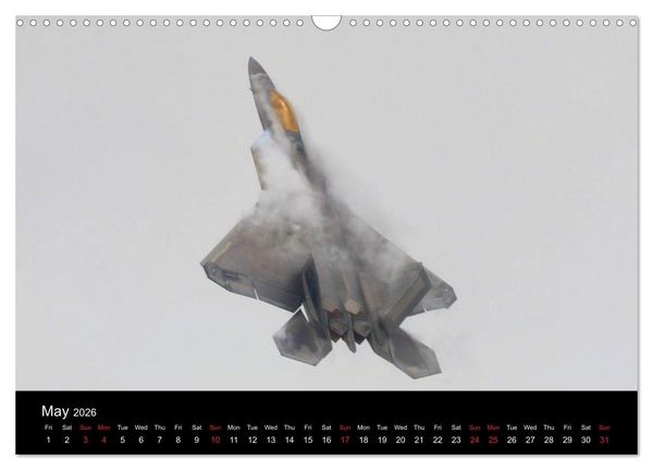 Produktbild: Lockheed Martin F-22A Raptor (Wall Calendar 2026 DIN A3 landscape), CALVENDO 12 Month Wall Calendar