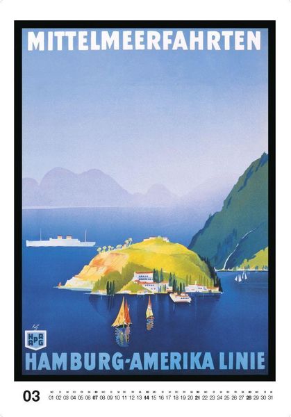 Produktbild: Historische Schiffsplakate 2027