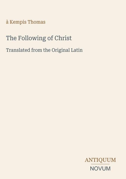Produktbild: The Following of Christ