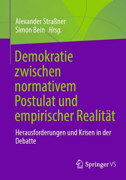 Produktbild: Demokratie zwischen normativem Postulat und empirischer Realit&auml;t