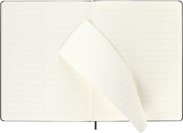 Produktbild: Moleskine 12 Monate Pro Wochen Notizkalender 2027, Pro XL, 1 Wo = 2 Seiten, vertikal, Spalten f&uuml;r Notizen, fester Einband, Schwarz<BR>