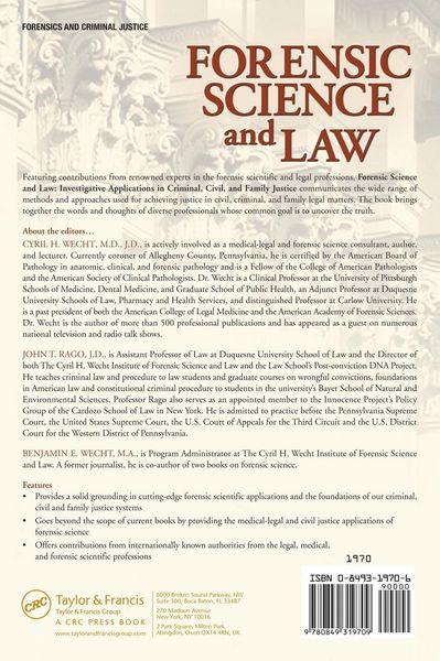 Produktbild: Forensic Science and Law