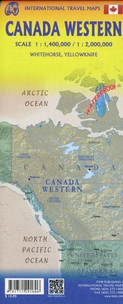 Produktbild: Canada Western Travel Reference Map