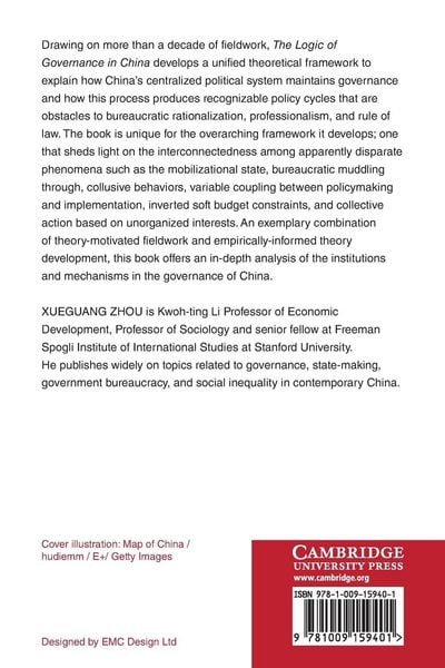 Produktbild: The Logic of Governance in China