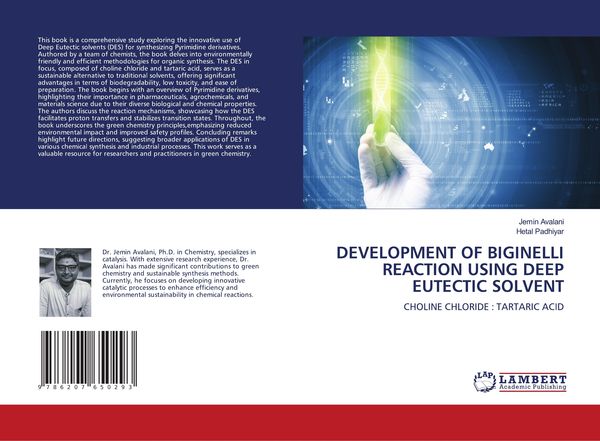 Produktbild: DEVELOPMENT OF BIGINELLI REACTION USING DEEP EUTECTIC SOLVENT